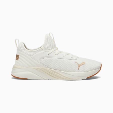 Softride Ruby Luxe Running Shoes Women, Warm White-PUMA Gold, small-PHL