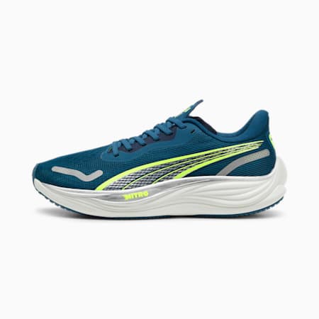 Velocity NITRO™ 3 Men's Running Shoes, Ocean Tropic-Lime Pow-PUMA Silver, small-AUS