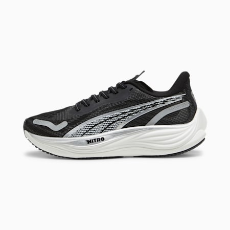 Velocity NITRO™ 3 Women's Running Shoes, PUMA Black-PUMA Silver-PUMA White, small-IDN