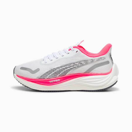 Velocity NITRO™ 3 Women's Running Shoes, PUMA White-Sunset Glow, small