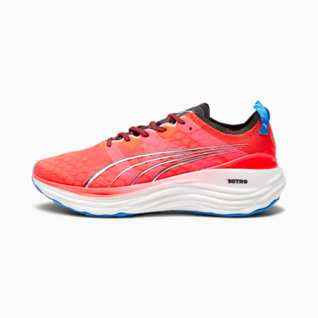 ForeverRun NITRO Men's Running Shoes, Fire Orchid-PUMA Black-Ultra Blue, small-AUS