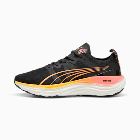 ForeverRun NITRO™ Men's Running Shoes, PUMA Black-Sun Stream-Sunset Glow, small