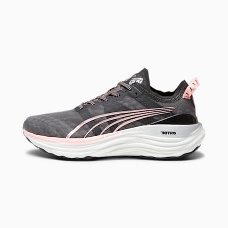 ForeverRun NITRO™ Women's Running Shoes, PUMA Black-Koral Ice-PUMA Silver, small-AUS