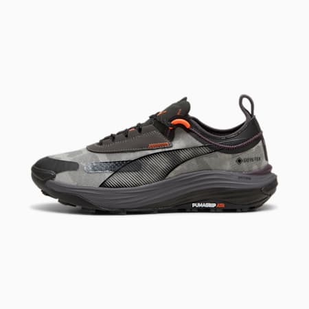 Voyage NITRO™ 3 Gore-Tex® Men's Trail Running Shoes, Dark Coal-Flame Flicker, small