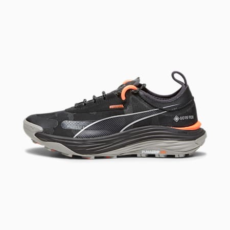 รองเท้าวิ่งเทรลผู้หญิง Voyage NITRO™ 3 Gore-Tex®, PUMA Black-Neon Sun, small-THA