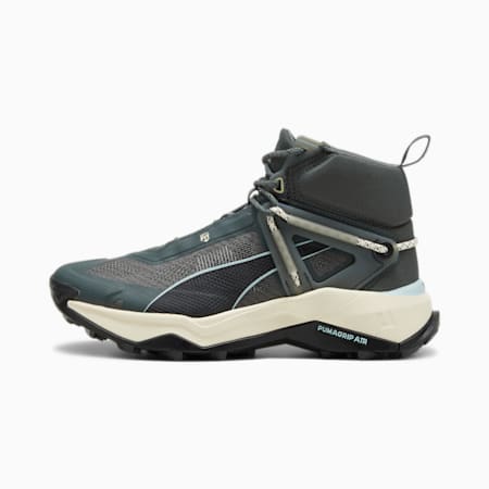 Explore NITRO Mid Women's Hiking Shoes, Mineral Gray-Turquoise Surf-Sugared Almond, small-SEA