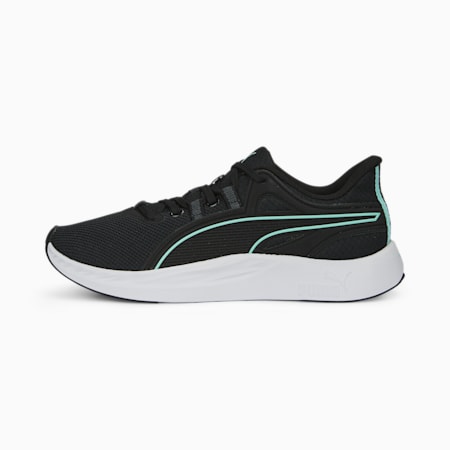 Better Foam Legacy Running Shoes, PUMA Black-Electric Peppermint, small-PHL
