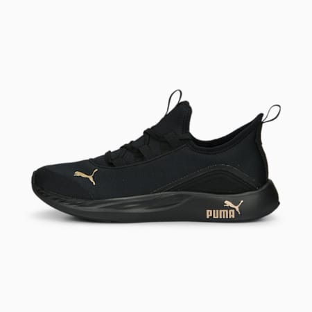 Better Foam Legacy Running Shoes Women, PUMA Black-PUMA Gold, small-AUS