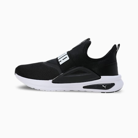 SOFTRIDE Enzo Evo Slip-On Unisex Running Shoes, PUMA Black-PUMA White, small-IND
