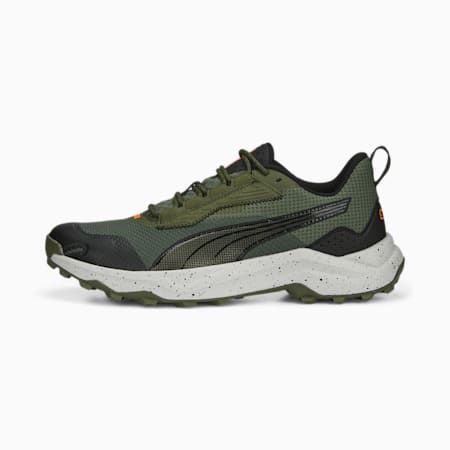 Chaussures de running Obstruct Profoam, Green Moss-PUMA Black-Ultra Orange, small