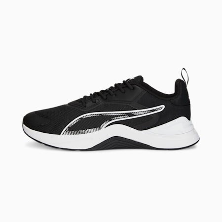 Infusion Unisex Training Shoes, PUMA Black-PUMA White, small-AUS