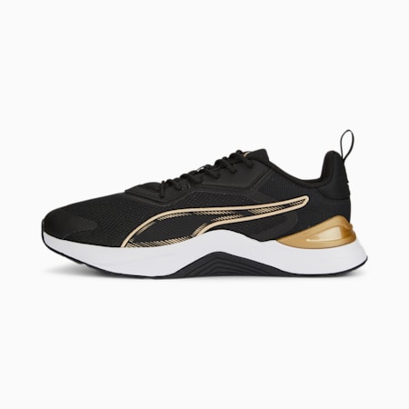 Infusion Training Shoes, PUMA Black-PUMA Gold, small-PHL