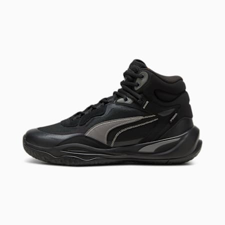 Playmaker Pro Mid Men's Basketball Shoes, PUMA Black, small