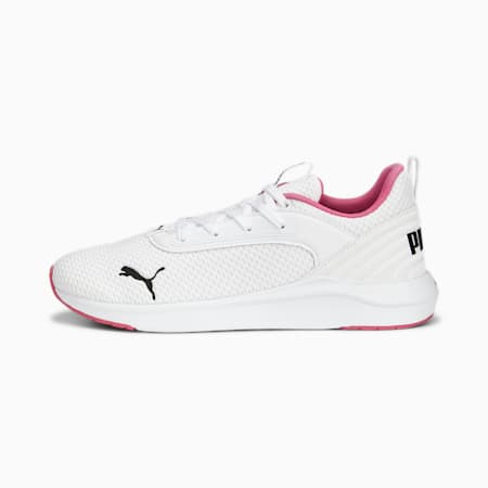 Soft ride Flair Running Shoes Women, PUMA White-PUMA Black-Glowing Pink, small-AUS