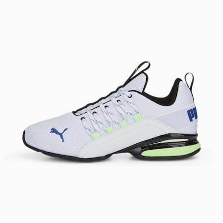 Axelion Refresh hardloopschoenen voor heren, PUMA White-Fizzy Lime-Clyde Royal, small
