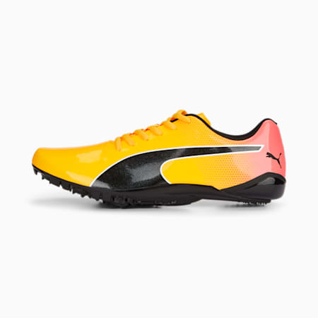 evoSPEED Prep Sprint 3 Track and Field Unisex Shoes, Sun Stream-Sunset Glow-PUMA Black, small-AUS