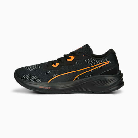 Sepatu Lari Aviator ProFoam Sky Bright, PUMA Black-Ultra Orange, small-IDN