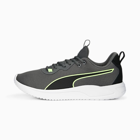 Resolve Modern Weave Running Shoes, Cool Dark Gray-PUMA Black-Fast Yellow, small-DFA