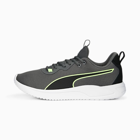 حذاء الجري Resolve Modern Weave, Cool Dark Gray-PUMA Black-Fast Yellow, small-DFA