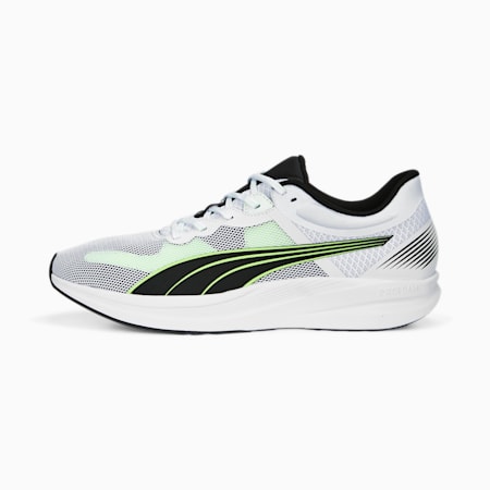 Redeem Profoam Running Shoes, PUMA White-PUMA Black-Fizzy Lime, small-AUS