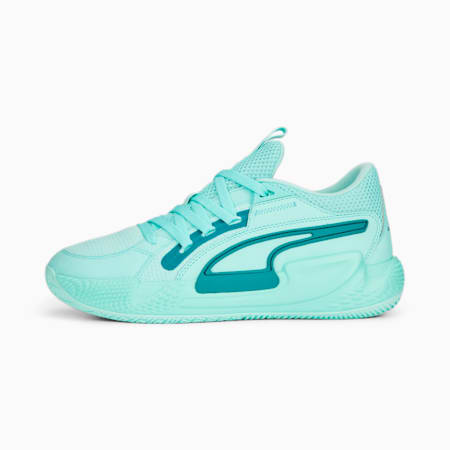 Chaussures de basketball Court Rider Chaos Slash, Electric Peppermint-Green Lagoon, small-DFA