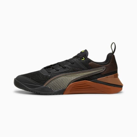 Fuse 3.0 Men's Training Shoes, PUMA Black-Teak-Lime Pow, small-AUS