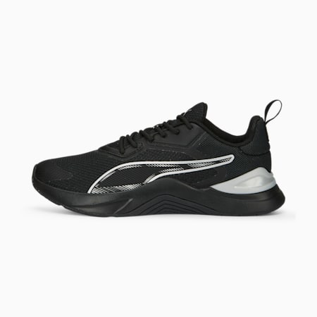 Infusion Training Shoes Women, PUMA Black-PUMA Silver, small-DFA