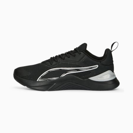 Infusion Training Shoes Women, PUMA Black-PUMA Silver, small-SEA