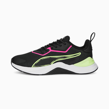 Chaussures de fitness Infusion Femme, PUMA Black-Ravish-Fast Yellow, small