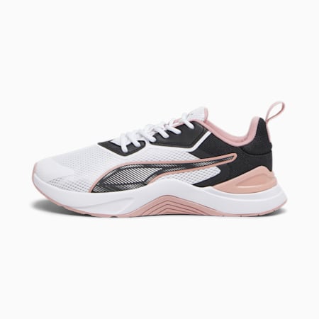 Infusion Women's Training Shoes, PUMA White-PUMA Black-Future Pink, small-AUS