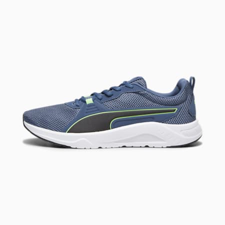 FTR Connect FS Training Shoes, Inky Blue-Speed Green, small-SEA