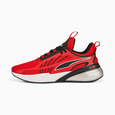 X-Cell Action Unisex Running Shoes, For All Time Red-PUMA Black-Feather Gray, small-AUS