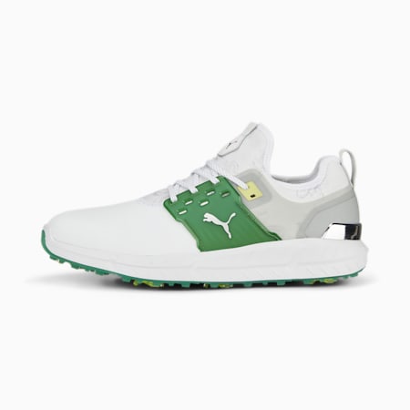 IGNITE ARTICULATE Azalea Golf Shoes Men, PUMA White-Flat Light Gray-Archive Green, small-PHL