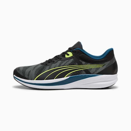 Redeem ProFoam Engineered Unisex Running Shoes, PUMA Black-PUMA Silver-Lime Pow, small-AUS