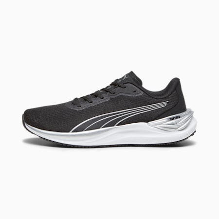 Electrify NITRO 3 Men's Running Shoes, PUMA Black-PUMA Silver, small-AUS