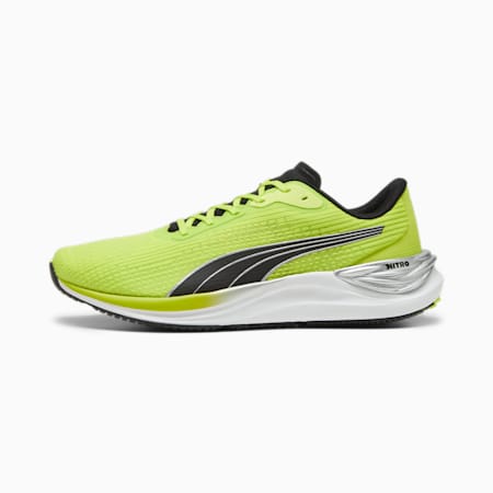 รองเท้าวิ่ง Electrify NITRO 3 Running Shoes, Lime Pow-PUMA Black-PUMA Silver, small-THA
