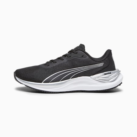 Electrify NITRO 3 Women's Running Shoes, PUMA Black-PUMA Silver, small-AUS