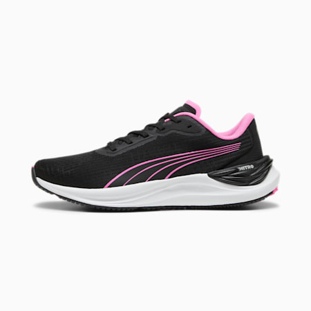 Electrify NITRO 3 Women's Running Shoes, PUMA Black-Poison Pink, small-AUS