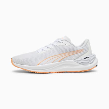 Electrify NITRO™ 3 Women's Running Shoes, PUMA White-Silver Mist-Neon Citrus, small-NZL