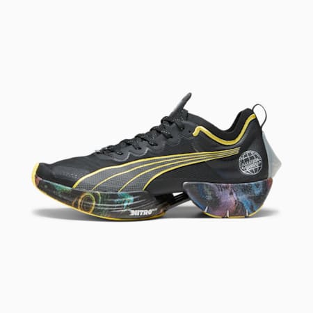 Fast R NITRO Elite Marathon Series Men s Running Shoes PUMA Black Yellow Blaze Strawberry Burst PUMA New Arrivals PUMA