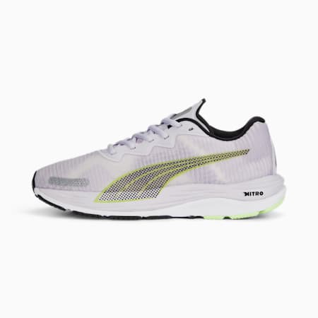 Velocity NITRO 2 Fade Running Shoes Women, Spring Lavender-PUMA Black-Fizzy Lime, small-SEA