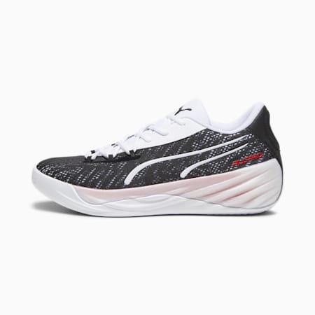 Black and white puma basketball shoes deals