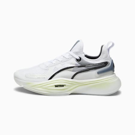 Sepatu Training Pria PWR NITRO Squared, PUMA White-PUMA Black, small-IDN