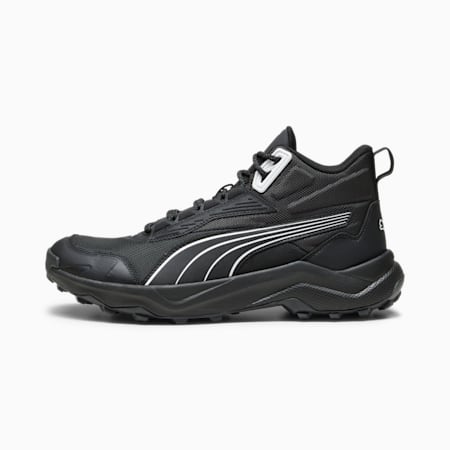Obstruct Pro Mid trailschoenen, PUMA Black-Dark Coal-PUMA White, small