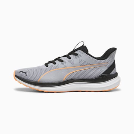 Reflect Lite hardloopschoenen, Gray Fog-PUMA Black-Neon Citrus, small