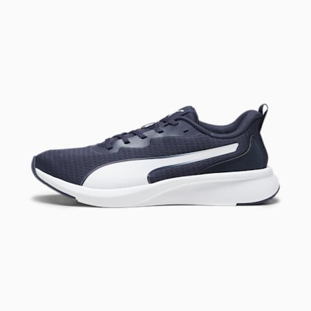 Flyer Lite Running Shoes, PUMA Navy-PUMA White, small-SEA