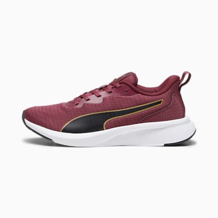 Flyer Lite Running Shoes, Dark Jasper-PUMA Gold, small-PHL