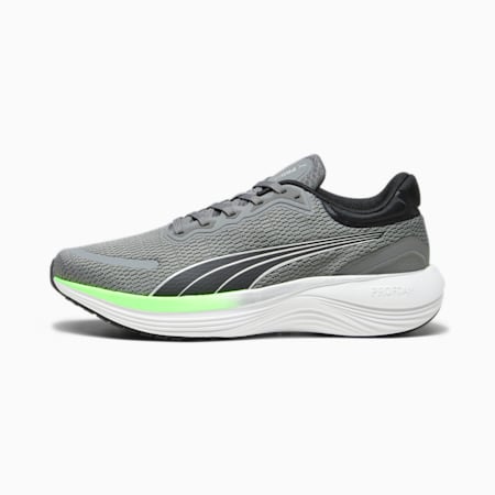Scend Pro Running Shoes | Cool Dark Gray-Speed Green-PUMA Silver | PUMA ...