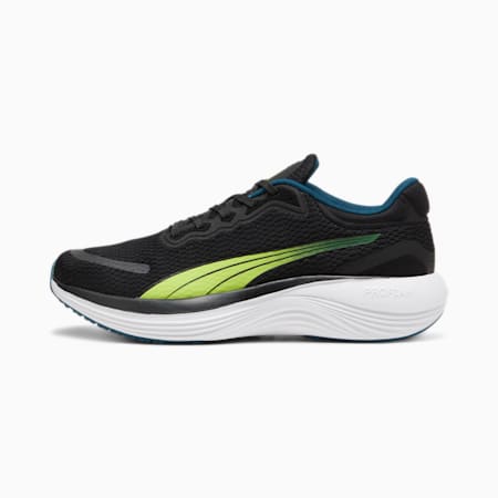 Scend Pro Running Shoes, PUMA Black-Lime Pow-Ocean Tropic, small