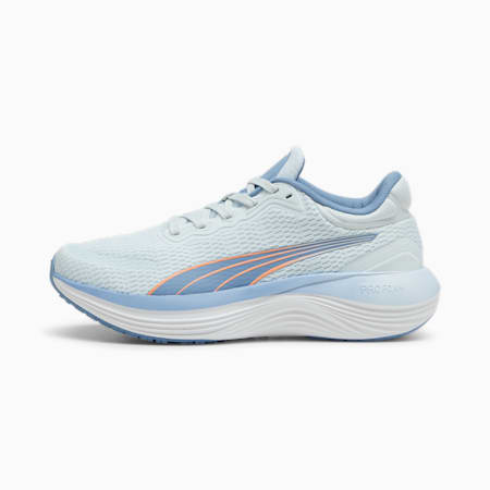 Scend Pro Running Shoes in Dewdrop Zen Blue Neon Citrus Size 5 by PUMA